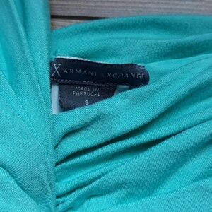Armani Exchange off the shoulder halter top